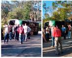 El accidente dejó un saldo preliminar de 10 personas lesionadas. FOTO: CORTESÍA
