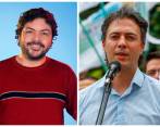 El periodista Pascual Gaviria (izquierda) fue denunciado por calumnia por el alcalde de Medellín, Daniel Quintero. FOTO: CORTESÍA Y ARCHIVO