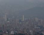 Durante la mañana de este martes 15 de febrero, la mayoría de las estaciones del Siata arrojaban índices de contaminación del aire moderados. FOTO MANUEL SALDARRIAGA QUINTERO