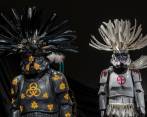 Obra del artista Rory Wakemup de la cultura nativa americana de los anishinaabeg. FOTO Efe