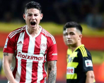 James espera poder celebrar una nueva victoria este domingo con el Olympiacos. FOTO @olympiacosfc