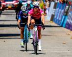 Diana Peñuela logró su segunda presea en el presente Nacional, luego de ganar plata en la prueba de contrarreloj. FOTO CORTESÍA Movistar Colombia/CiclismoEnLínea 