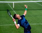 Novak Djokovic ya entrena en el césped de Wimbledon. FOTO @Wimbledon