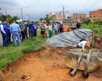 Así fue la odisea de mover petroglifo milenario hallado en obra en Itagüí