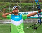 El deportista del club Quirón logró récord Departamental (347) en la distancia de los 50 metros. Aún tiene pendiente la disputa de dos pruebas FOTO cortesía rodrigo mora-indeportes
