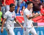 El paraguayo Gustavo Ramírez marcó para el triunfo de Tolima que se sigue perfilando como finalista de la Liga Betplay. FOTO CORTESÍA DIMAYOR 