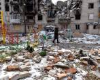 Según un sondeo reciente en el país, un 95% de los ucranianos confía en la victoria sobre las tropas rusas. FOTO: EFE