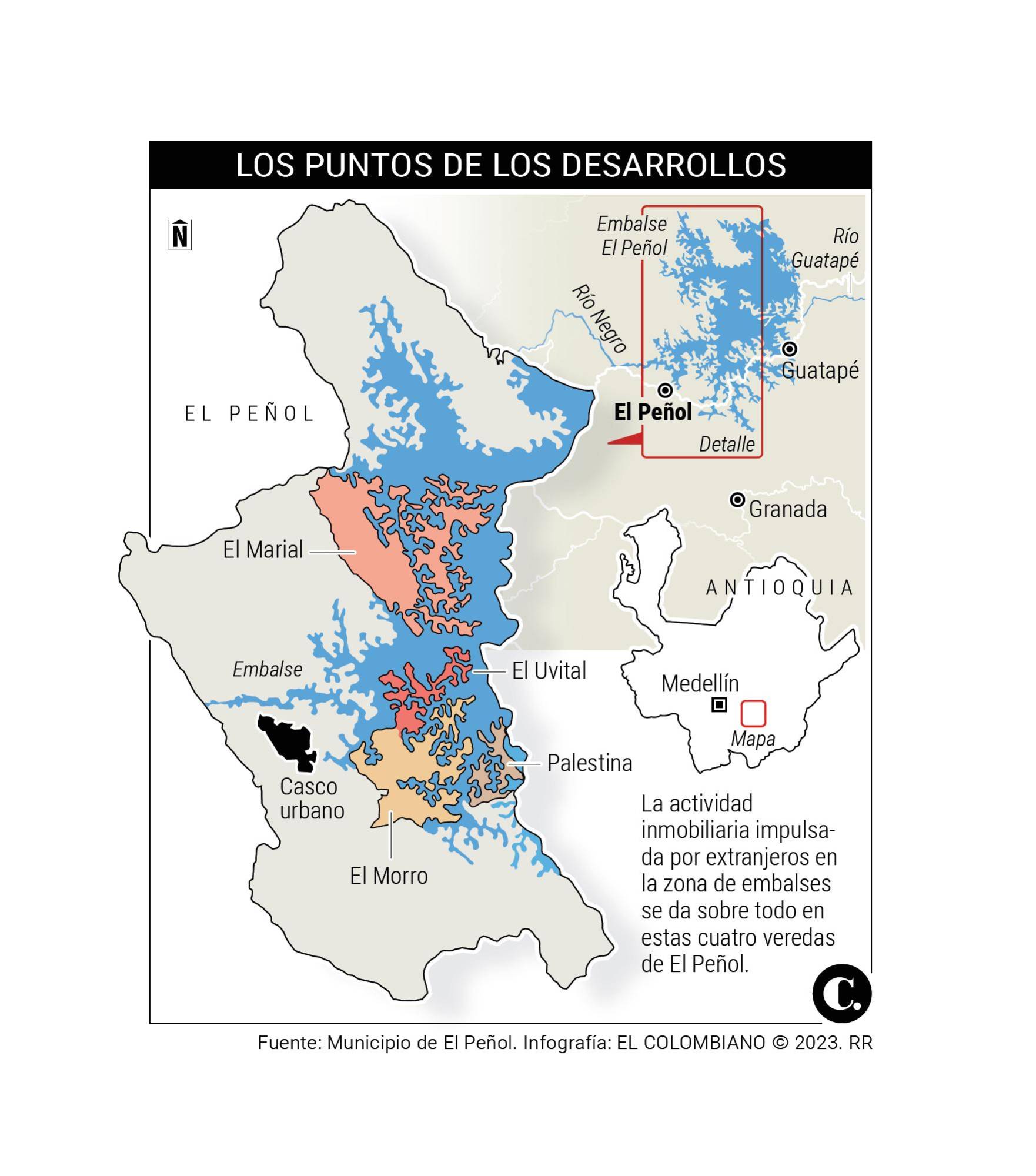 Dólares llueven en Guatapé y El Peñol, pero los locales están muy preocupados, ¿por qué?