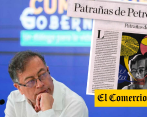 Según el medio de comunicación, las declaraciones del mandatario colombiano “revelan los extremos a los que son capaces de llegar los cómplices internacionales del atentado contra la Constitución que ensayó Pedro Castillo”. FOTO: PRESIDENCIA/EL COMERCIO