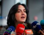 La senadora del Centro Democrático, María Fernanda Cabal, es la esposa del negociador en el proceso de paz con el ELN, José Félix Ladaurie. FOTO: COLPRENSA