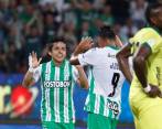 Atlético Nacional venció a Bucaramanga en el Atanasio Girardot y llega a doce puntos en la tabla de posiciones de la Liga Betplya. . FOTO MANUEL SALDARRIAGA