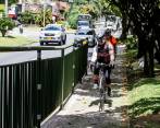 El nuevo trayecto prolongará la cicloruta desde Eafit hasta la entrada a Envigado, por la avenida Las Vegas. Foto: Jaime Pérez Múnevar