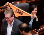 La ministra de Ambiente, Susana Muhamad, aseguró en su momento que era un triunfo de la juventud. FOTO: COLPRENSA