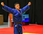 Jéronimo Pino logró la medalla dorada para Colombia en judo, que hoy tiene más pruebas. FOTO coc