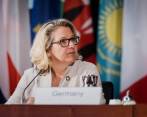 Svenja Schulze, ministra de Cooperación y Desarrollo de Alemania. FOTO Cortesía 