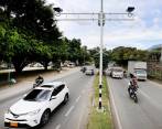 En la Autopista Sur recientemente se instalaron nuevas cámaras de fotodetección que entran a regir en septiembre. FOTO: ESNEYDER GUTIÉRREZ