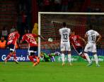 Con dos goles de Andrés Cadavid el rojo de la montaña consiguió su segundo triunfo en los cuadrangulares. FOTO: TOMADA DE TWITTER @Dimayor