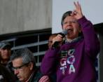 Claudia López sigue defendiendo la idea de que la primera línea del metro de Bogotá sea elevada. FOTO: COLPRENSA