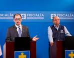 El fiscal general Francisco Barbosa y el defensor del pueblo, Carlos Camargo. FOTO: CORTESÍA FISCALÍA