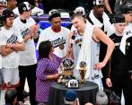 Nikola Jokic, una de las estrellas que llevó a los Nuggets a las Finales de la NBA. FOTO AFP