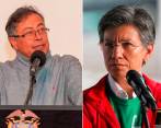El presidente, Gustavo Petro, se reunirá este lunes con la alcaldesa de Bogotá, Claudia López. FOTOS: Cortesía y Colprensa