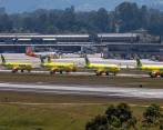 La aerolínea de bajo costo tiene una participación cercana al 20% del mercado aéreo en Colombia. FOTO: CARLOS VELÁSQUEZ