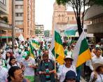 La marcha comenzó en la Catedral Metropolitana, en el Centro de la ciudad. FOTO Cortesía