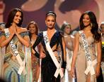 Las tres finalistas de Miss Universo 2023: Amanda Dudamel (Venezuela), R’Bonney Gabriel (Estados Unidos) y Andreína Martínez Founier (Republica Dominicana). FOTO EFE