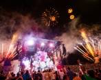 El evento estelar de este fin de semana fue el concierto de Maluma en el estadio Atanasio Girardot. Según datos oficiales, asistieron 52.000 espectadores, de los cuales un importante porcentaje venía de otras ciudades. FOTO carlos velásquez