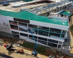 Aspecto de la construcción del supermercado Pricesmart en El Poblado en mayo de 2023. FOTO: MANUEL SALDARRIAGA QUINTERO
