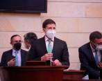 La plenaria del Senado aprobó la reforma a la justicia, pasa ahora a conciliación, el ministro de Justicia Wilson Ruiz, asistió a la plenaria. FOTO COLPRENSA 