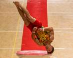 En acción el antioqueño Dilan Jiménez durante la competencia masculina en el Iván de Bedout. FOTO carlos velásquez