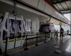La Administración Municipal aseguró que el metrocable Picacho ya avanzó el 99 % de su ejecución y que estará funcionando los primeros días de junio. FOTO: JULIO CÉSAR HERRERA