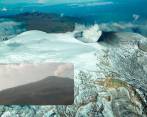El volcán Nevado del Ruiz entró en proceso de erupción desde 2013. FOTO: Cortesía Servicio Geológico Colombia