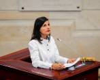 Irene Vélez enfrenta su segundo debate de moción de censura en menos de tres meses. FOTO COLPRENSA 