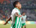 Jéfferson Duque abrió el marcador ante Bucaramanga y llegó a su gol número 99 con Atlético Nacional. FOTO MANUEL SALDARRIAGA