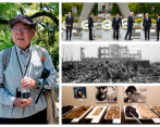 En Hiroshima se construyó un museo para mantener viva la memoria de las víctimas de la bomba atómica y Masao trabaja allí. Los líderes del G7 se reunieron en Hiroshima este fin de semana y hablaron de nuevas sanciones contra la Rusia de Vladimir Putin. FOTO GETTY
