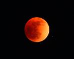 Eclipse lunar desde Grecia. FOTO: EFE