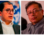 El presidente Gustavo Petro y el fiscal Francisco Barbosa. FOTO: COLPRENSA