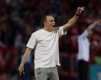Alejandor Restrepo ajusta dos títulos como entrenador del fútbol profesional Nacional (2021) y Pereira (2022). FOTO: EFE 