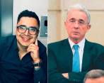 Beto Coral y el expresidente Álvaro Uribe. FOTO: Tomada de Twitter @Betocoralg y Archivo El Colombiano
