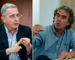 En la imagen el expresidente Álvaro Uribe y el exgobernador Sergio Fajardo. FOTO ARCHIVO. 