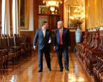 El presidente boliviano Luis Arce estuvo en visita oficial en México esta semana. FOTO Cortesía presidencia de méxico