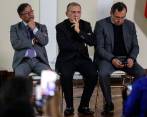 El presidente Gustavo Petro, el presidente del Senado, Roy Barreras, y el ministro del Interior, Alfonso Prada, han intentado calmar a los partidos aliados que protestan por burocracia. FOTO COLPRENSA