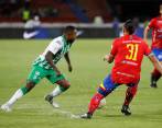 Nacional se mide a Pasto en el Atanasio Girardot, por la quinta fecha de la Liga Betplay. FOTO: MANUEL SLADARRIAGA