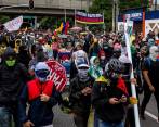 De los 29 asesinatos que contabilizó la Fiscalía en el contexto de las protestas, nueve se habrían cometido a manos de civiles y 10 a manos de la Fuerza Pública. Otros 10 aún están siendo investigados. FOTO: Julio Herrera