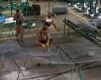 Los reclusos trabajan en los gaviones como si estuvieran laborando en una empresa. Es una alternativa de aprender un oficio antes de terminar la condena. FOTOS ESNEYDER GUTIÉRREZ CARDONA. 
