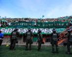 El partido se jugó con presencia del Esmad, no se han reportado problemas hasta el momento. FOTOS Manuel Saldarriaga