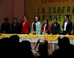 Córdoba (derecha) dijo tener una relación difícil con Petro, por lo que sorprendió su alianza para estas elecciones. FOTO colprensa.