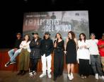 La directora, los actores principales y las productoras de Los reyes del mundo compartieron con el público. Foto: Esneyder Gutiérrez.